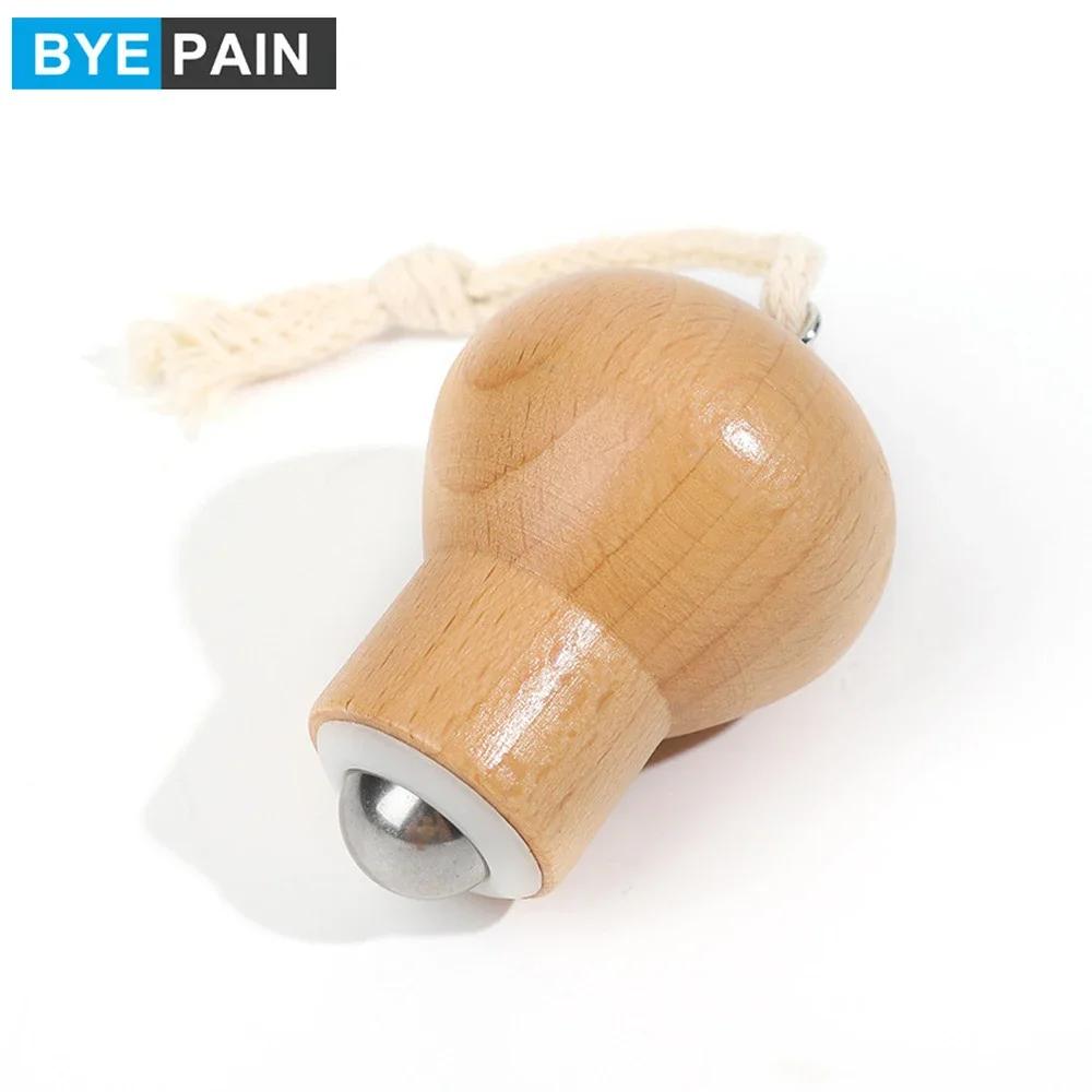 Portable Wooden Rollers Massagers, 360 Rotating Globes for Face Hand Leg Head Neck Back Waist Massage Wheel Sticks f